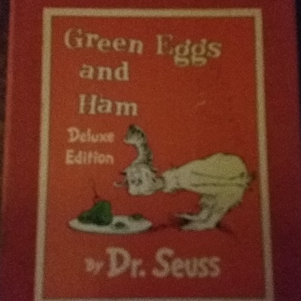 Dr Seuss Green Eggs and Ham deluxe edition...